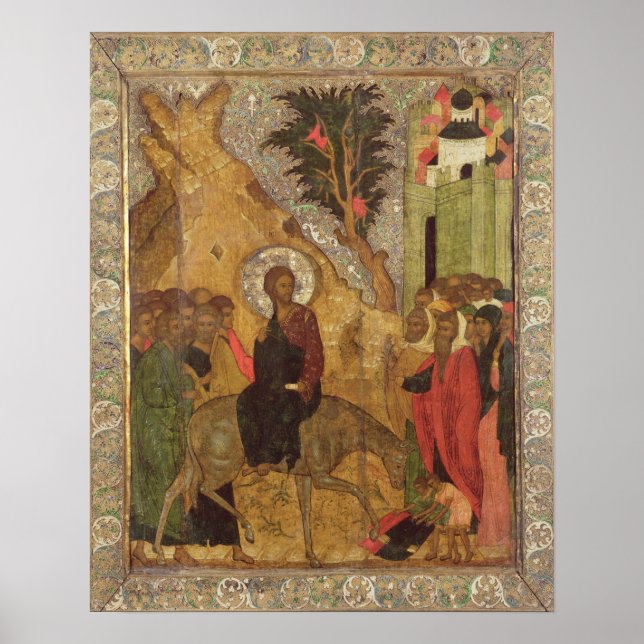 The Entry into Jerusalem, Moscow School Poster (Front)