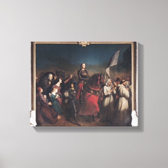The Entry of Joan of Arc  into Orleans Canvas Print (Front)