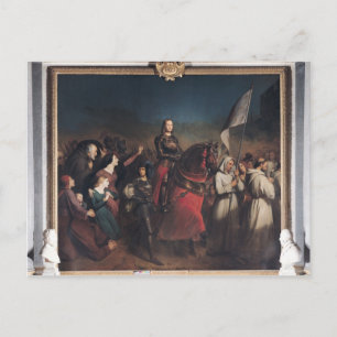 The Entry of Joan of Arc  into Orleans Postcard