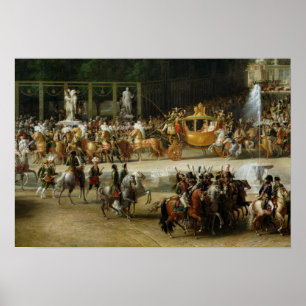 The Entry of Napoleon  and Marie-Louise Poster