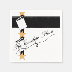 “The Envelope Please” Oscar Party Paper Cocktail  Napkin