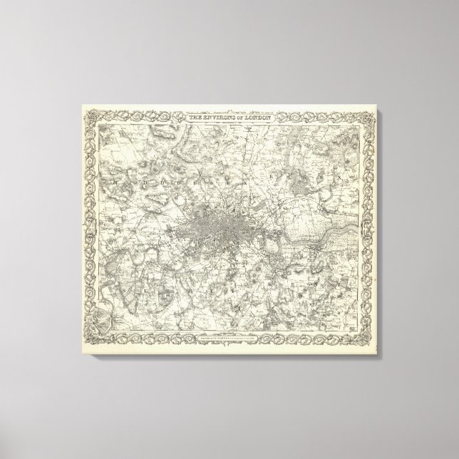 The Environs Of London Canvas Print (Front)