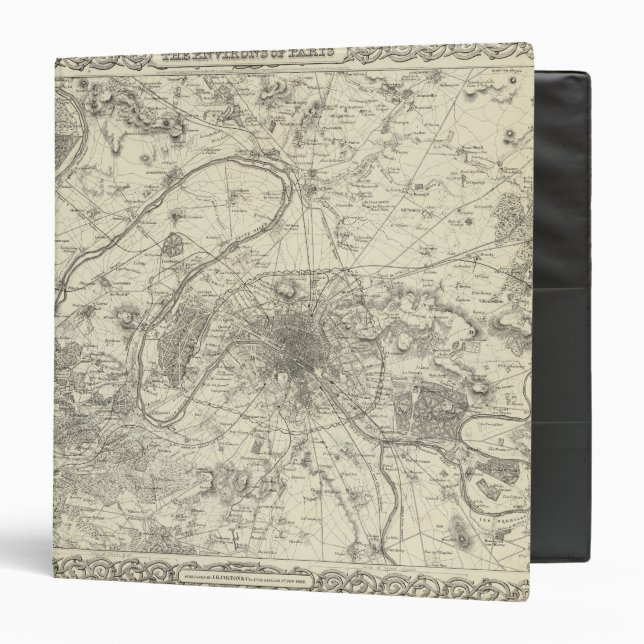The Environs Of Paris Binder (Front/Inside)