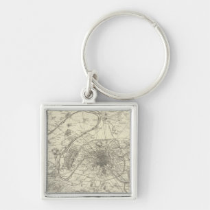 The Environs Of Paris Keychain