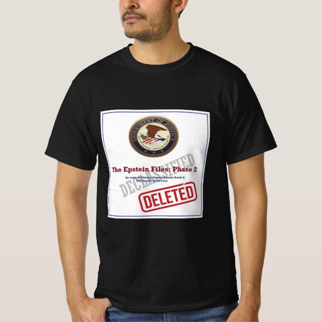 The Epstein Files Phase 2 T-Shirt (Front)