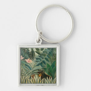 The Equatorial Jungle, 1909 (oil on canvas) Keychain