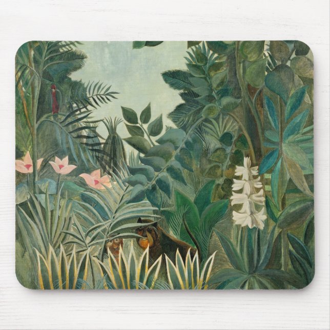 The Equatorial Jungle, 1909 (oil on canvas) Mouse Pad (Front)