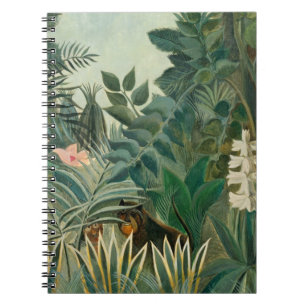 The Equatorial Jungle, 1909 (oil on canvas) Notebook