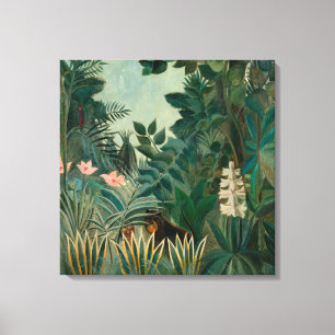 The Equatorial Jungle Henri Rousseau Canvas Print