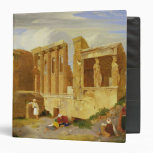 The Erechtheum, Athens, with Figures in the Foregr Binder