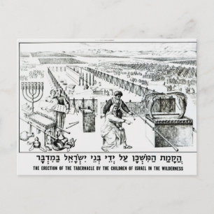 The Erection of the Tabernacle Postcard
