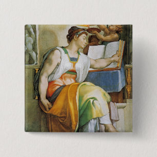 the Erythrean Sibyl 2 Inch Square Button