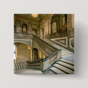 The Escalier de la Reine (Queen's Staircase) 1680 2 Inch Square Button