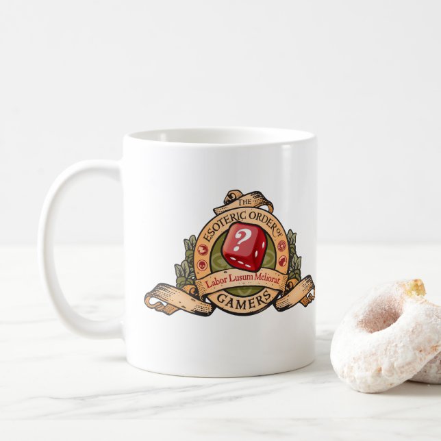 The Esoteric Order of Gamers Coffee Mug (With Donut)