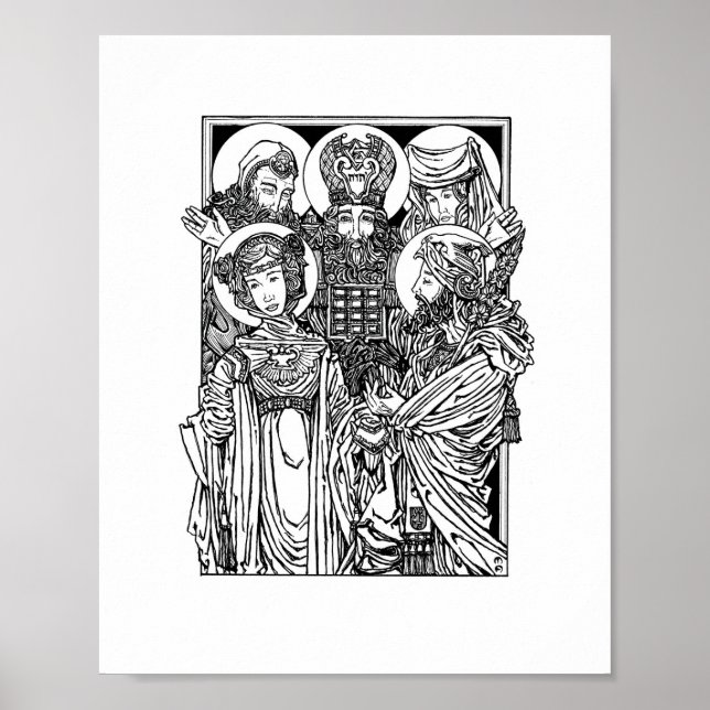 The Espousal of the Virgin Poster (Front)