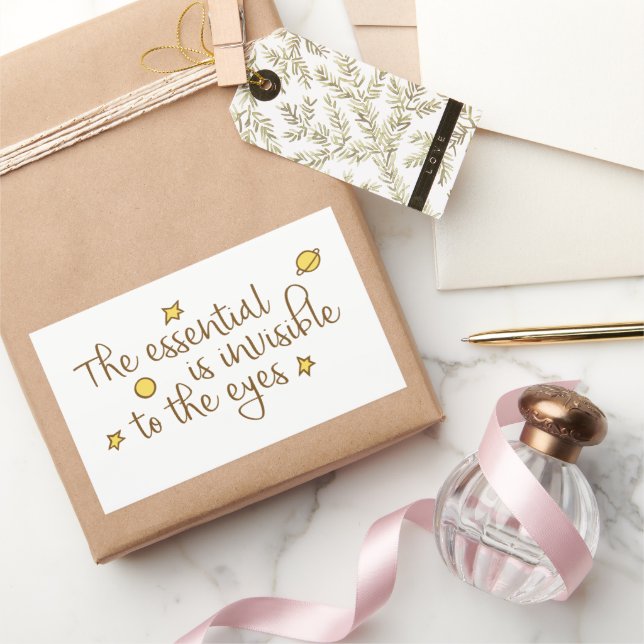 The essential is invisible to the eyes sticker (Gifting)