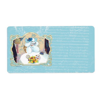 Thé et poivrons Cartes de visite de la fête des ca