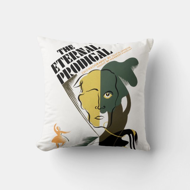 The Eternal Prodigal Throw Pillow (Front)