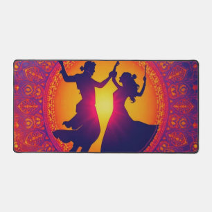 The Eternal Rhythm of Shakti Desk Mat
