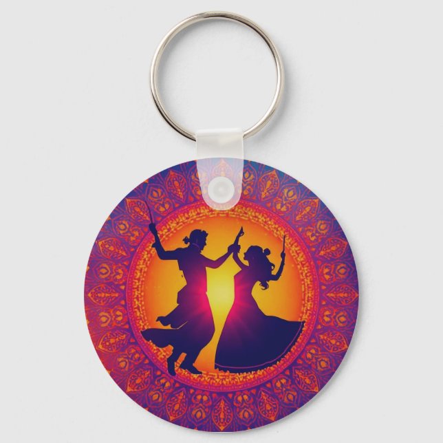The Eternal Rhythm of Shakti Keychain (Front)