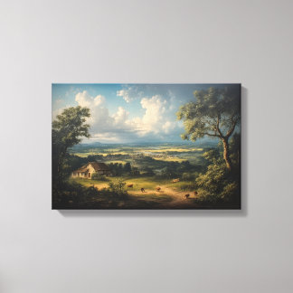The Eternal Valley Pasture Canvas Print