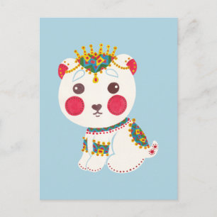 The Ethnic Polar Bear Postcard