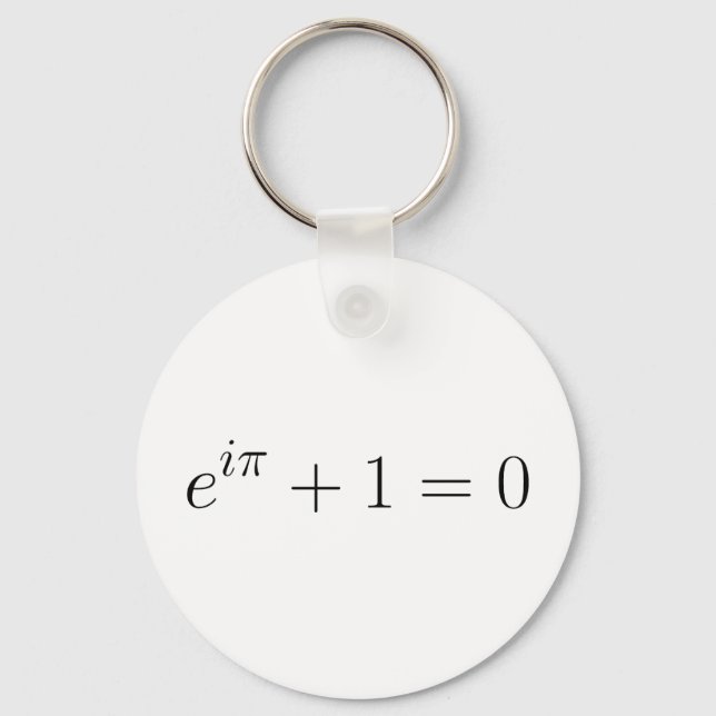 The Euler formula Keychain (Front)
