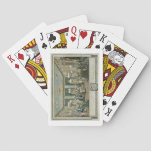 The Evening Dress Ball at the House of Monsieur Vi Playing Cards