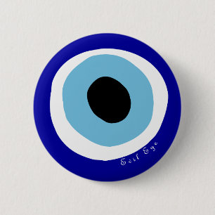 The evil eye 2 inch round button