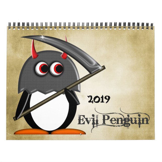 The EVIL PENGUIN™ Cartoon CALENDAR 2016 (Cover)
