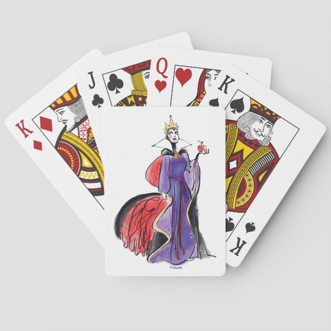 The Evil Queen | In Evil Thought Playing Cards (Back)