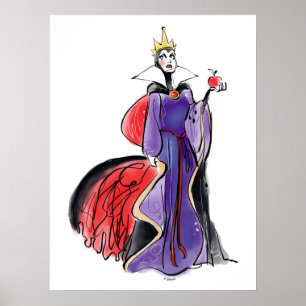 The Evil Queen   In Evil Thought Poster