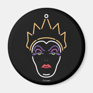 The Evil Queen   Neon Face Magnet