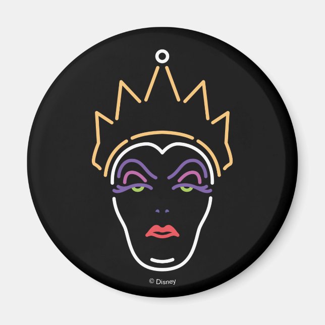 The Evil Queen | Neon Face Magnet (Front)