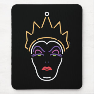 The Evil Queen Neon Face Mouse Pad