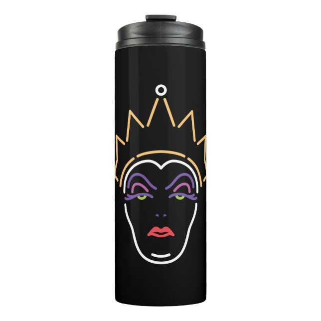 The Evil Queen | Neon Face Thermal Tumbler (Front)