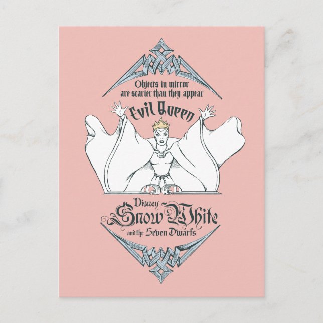 The Evil Queen | Objects in Mirror Postcard (Front)