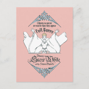 The Evil Queen Objects in Mirror Postcard