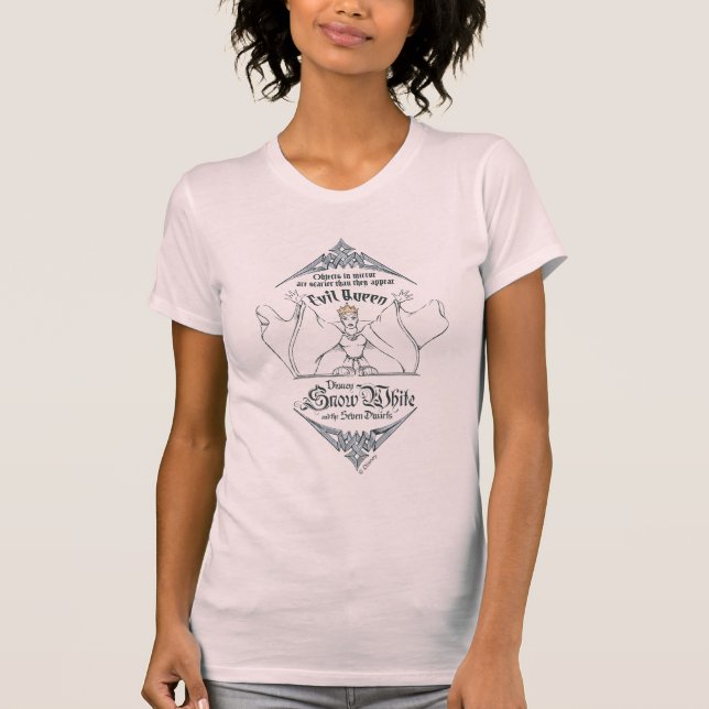The Evil Queen | Objects in Mirror T-Shirt (Front)