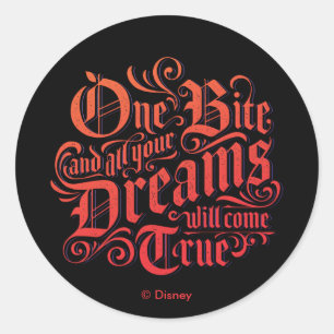 The Evil Queen One Bite Classic Round Sticker