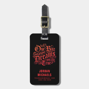 The Evil Queen One Bite Luggage Tag