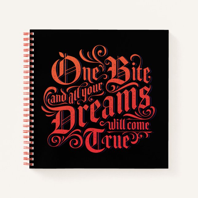The Evil Queen | One Bite Notebook (Front)