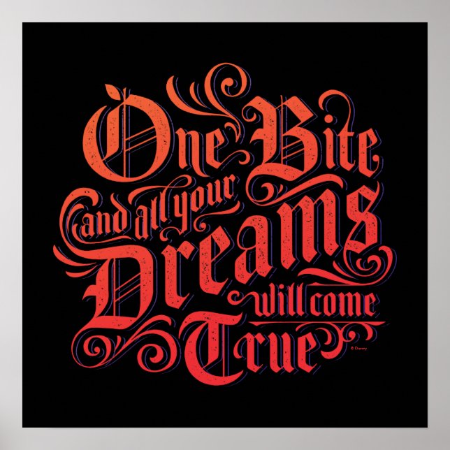 The Evil Queen | One Bite Poster (Front)