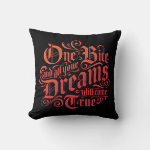 The Evil Queen   One Bite Throw Pillow