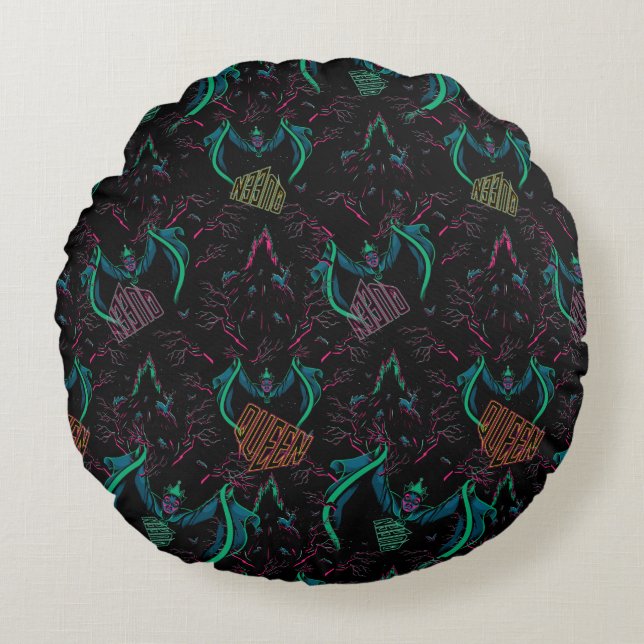 The Evil Queen Pattern Round Pillow (Front)