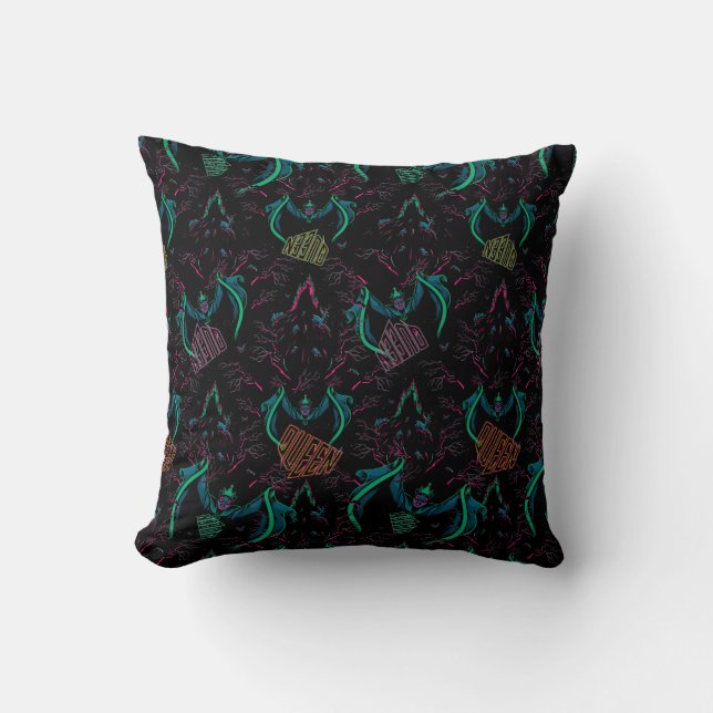 The Evil Queen Pattern Throw Pillow (Front)