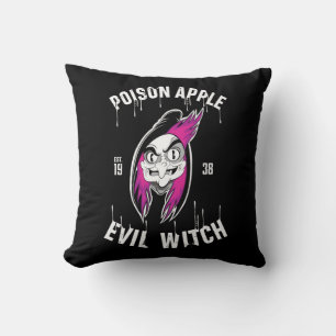 The Evil Queen   Poison Apple Evil Witch Throw Pillow