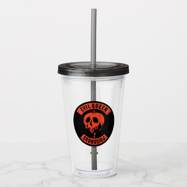 The Evil Queen | Poisonous Acrylic Tumbler (Front)