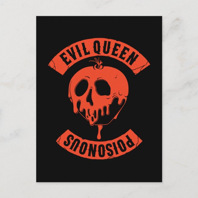 The Evil Queen | Poisonous Postcard (Front)