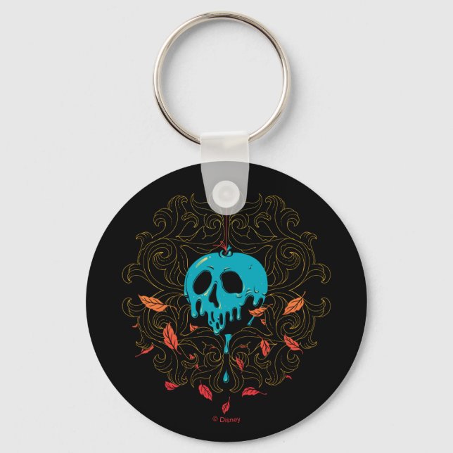 The Evil Queen | Skull Apple Design Keychain (Front)